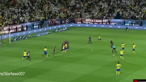 Ronaldo freekick goal against Damac