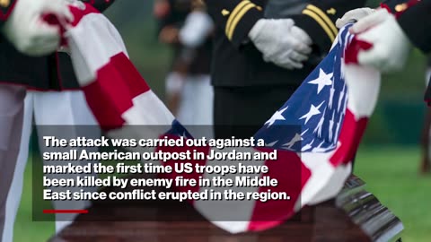 3 US service members killed, at least 25 injured in drone attack in Jordan