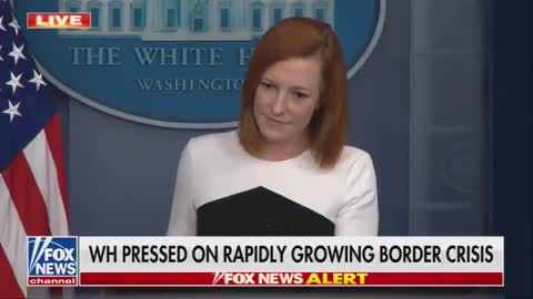 Psaki: 'He called on individuals from his press corps without alerting us in advance.'