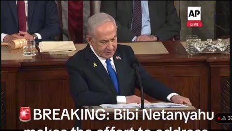 Breaking‼️Bibi Netanyahu Addresses All Other FORMER Officials But Refers To Trump As PRESIDENT TRUMP During His Address To Congress