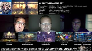 +11 001/004 002/013 003/007 podcast playing video games 050: 13 sentinels: aegis rim