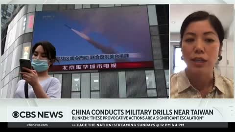 U.S. tensions with China rise as Beijing conducts military drills near Taiwan