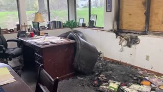 Protestors damage pro-life office with molotov cocktails