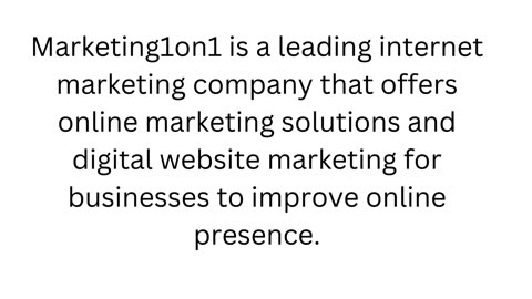 Internet Marketing Service