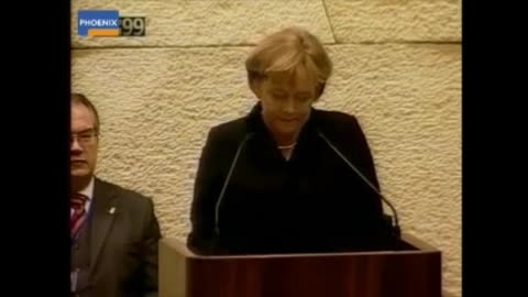 Merkel Muttersprache spricht hebräisch 🤔🤔🤔