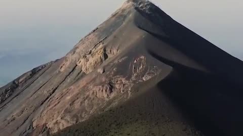 Another Eruption of The Fuego Volcano. | Interesting Facts #Shorts