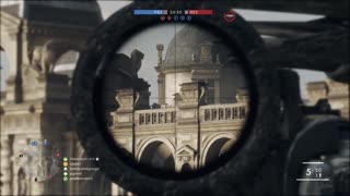 Battlefield 1 Sniper Action PS4