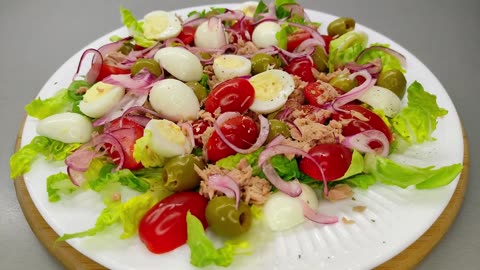 The best tuna and egg salad | Tasty and simple