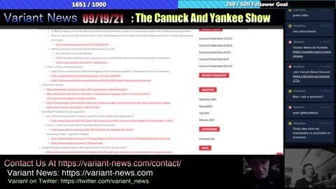 Canuck & Yankee Show 9/19/21