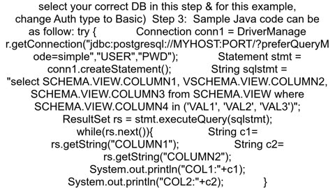 How write SQL Query in Marklogic JAVA API using WHERE IN clause