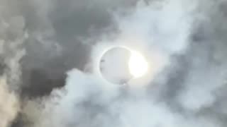 UFO’s Flying By Eclipse