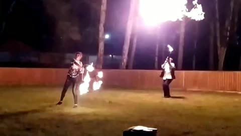 Show with fire