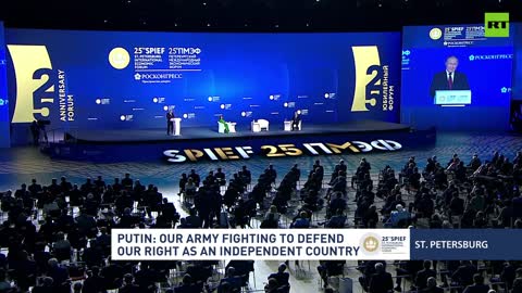 RT - Putin gives key address at SPIEF 2022 plenary session FULL SPEECH 17.02.22