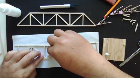 Gluing truss members