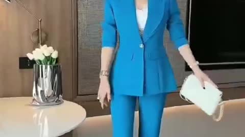 Beautiful blue suit