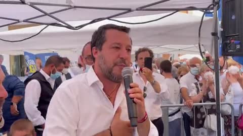 🔴 Matteo Salvini a L'Aquila (05/07/2021).