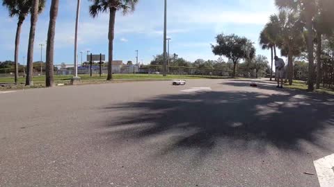 1/8th Scale 6s POWERED RC Cars On board Video & Speed Run