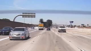 Caught on Video: Small plane crash-lands on Riverside Co. freeway