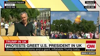 CNN actually gives live updates from Trump baby balloon site