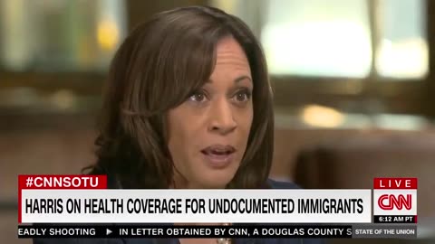 Kamala Harris says she endorses universal healthcare and Medicare-for-all for illegal immigrants
