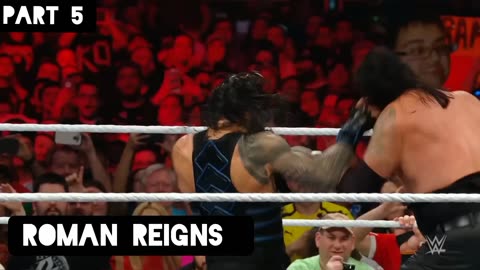 Roman reigns king super rasling match part 5