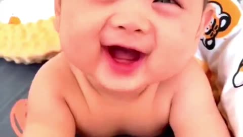 Cute baby smile