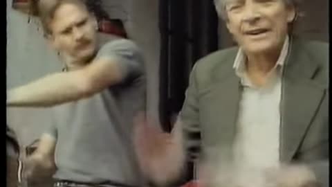 Richard Feynman playing the bongos