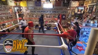 Wrestling Live From BWC:(International Championship)(C)Ivan Romanov vs Savage Dragon vs Yela Man