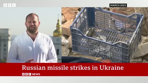 Missile strikes in west Ukraine kill at least three – BBC News