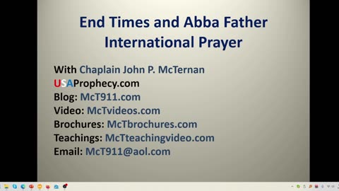 End Times and Abba Father Prayer