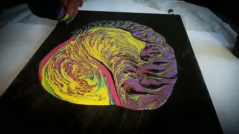 Leftover Pour Painting