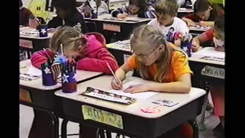 Girl Treats Speed Math Test Like An Old Typewriter