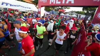 Santas Race, la carrera que convirtió a Panamá en un cuento de Navidad