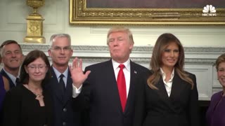 President Donald Trump "The calm before the storm"