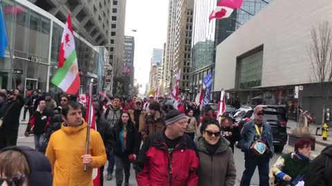 FREEDOM RALLY IN TORONTO, ONTARIO (my first post)💯🇨🇦