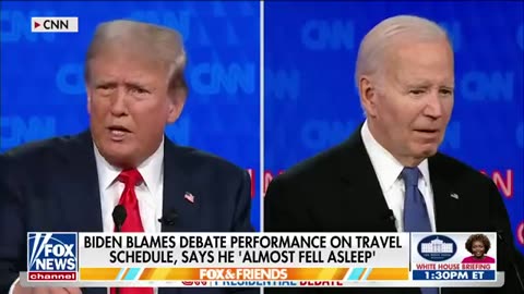 Biden tells donors he 'almost fell asleep' at debate, blaming his travel schedule Fox News
