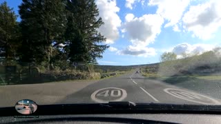 Driving in Dartmoor