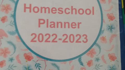 Homeschool Planner layout for 2022-2023 school year