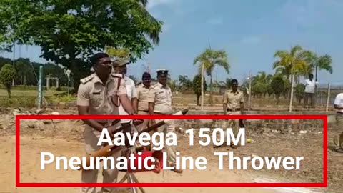 Aavega 150M - Pneumatic Line Thrower for ship to ship Rope pass.