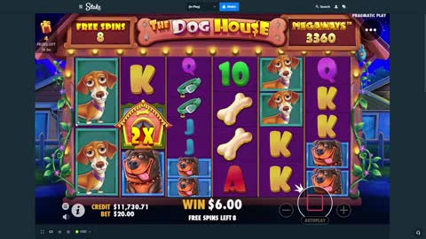 UNBELIEVABLE1000x+ WIN ON DOG HOUSE MEGAWAYS!