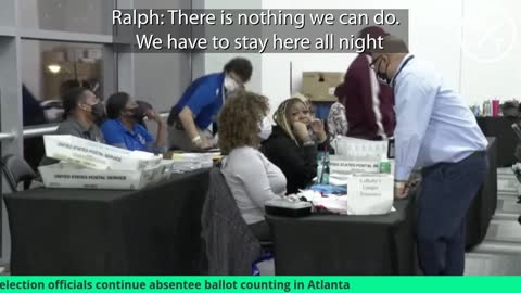 Fulton County Election Fraud Captured on Video - CleanER audio.