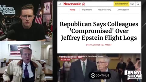 🚨FLASHBACK: Rep. @TimBurchett CONFIRMS there are members of Congress who are currently being blackmailed to not release the information pertaining to Jeffrey Epstein
