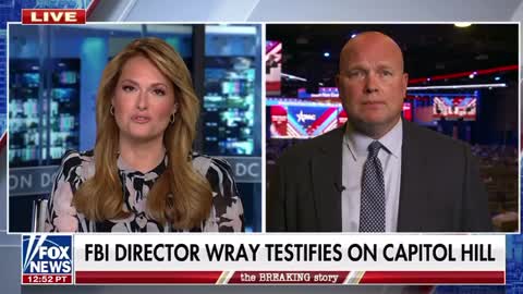 Matt Whitaker on Wrays Testimony.