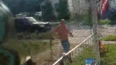 Woman Wielding a Shovel Causes a Ruckus