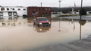Flooded Parking Lot