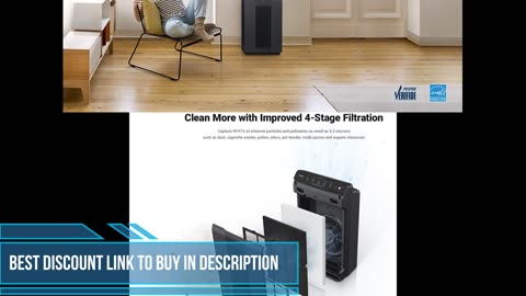 Winix 5500-2 Air Purifier with True HEPA PlasmaWave and Odor Reducing Washable