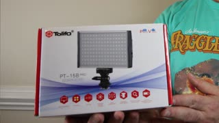 Tolifo PT15B LED Video Light Unboxing Review