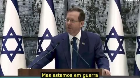 O presidente israelense, Isaac Herzog