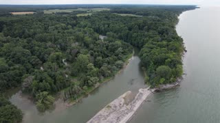 Elk Creek Mouth into Lake Erie