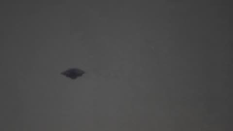 A UFO flew in the sky over Brazil